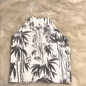 Open back beach halter